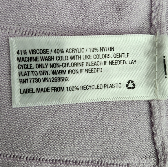 🪻BOGO🪻 Women's A New Day Lavender Purple Bell Sleeve Sweater Size‎ M - Picture 7 of 8